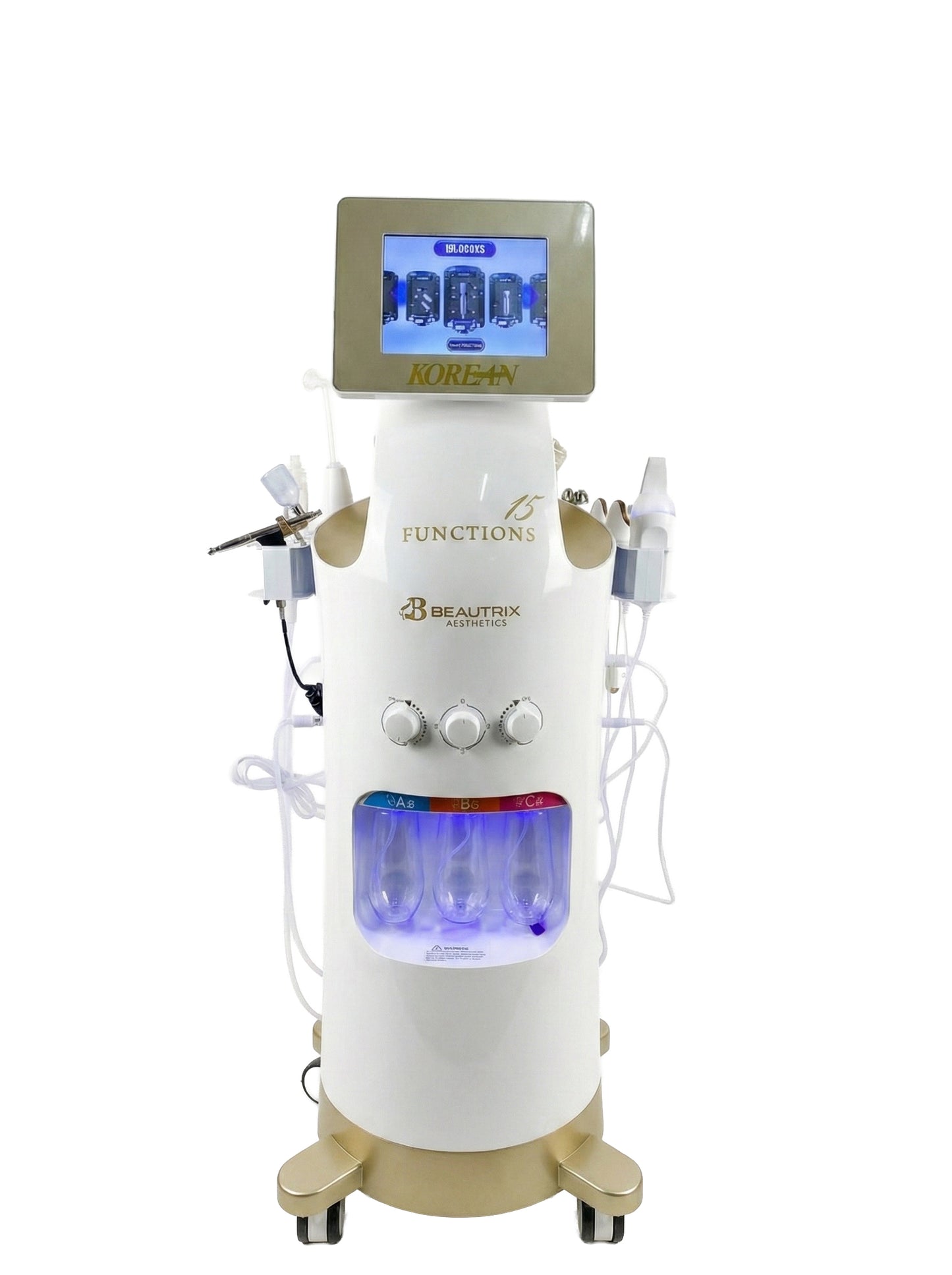 Beautrix 15 in 1 Professional Hydra Facial Machine – Advanced Multifunction Skin Rejuvenation System
