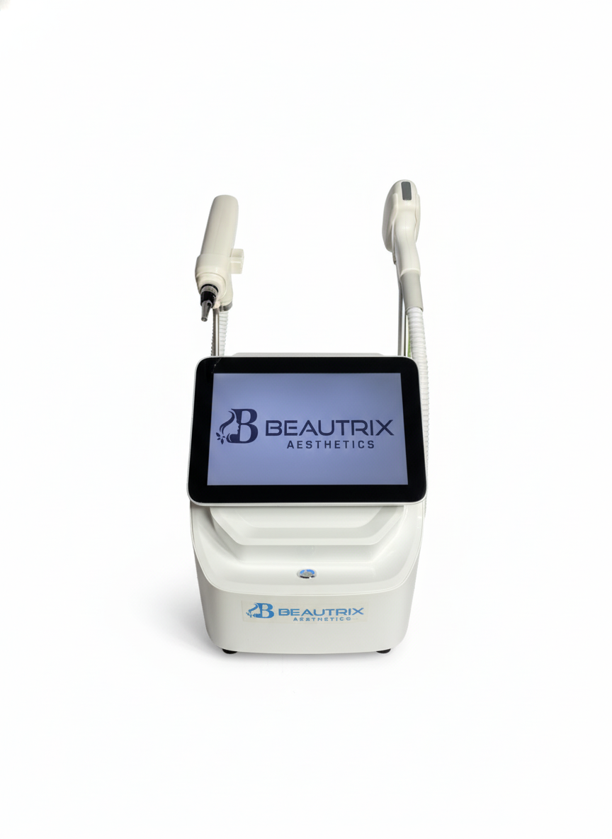 2 in 1 Portable Diode & Pico Laser Machine – Compact Clinic-Grade Solution by Beautrix Aesthetics