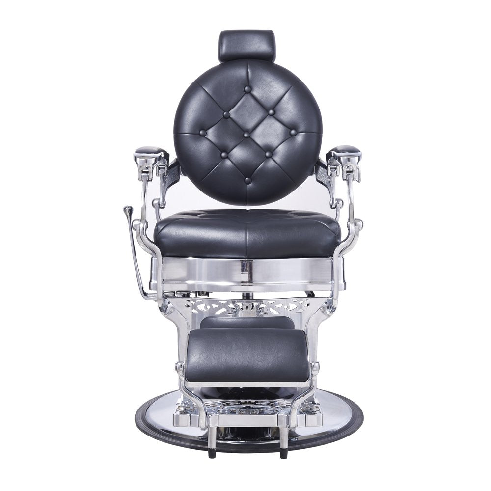 Premium Heavy Duty Barber Chair Men's Grooming Barbershop Hydraulic Chair